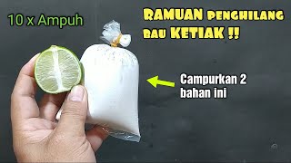 Cara cepat menghilangkan BAU KETIAK secara permanen, 100 % terbukti