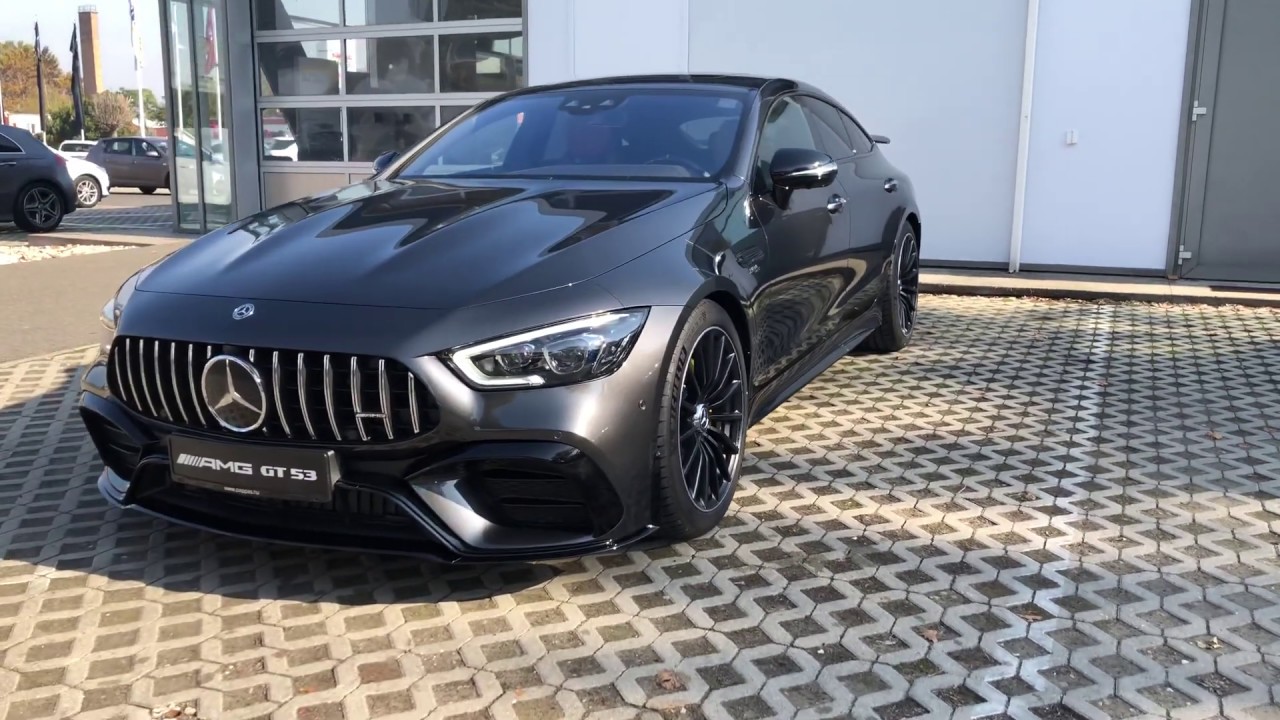 MercedesAMG GT 53 4MATIC+ EQ Boost WALKAROUND Review with Exhaust Sound YouTube