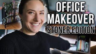 HOME OFFICE MAKEOVER: STONER EDITION | sesh and build with me {the hemp doctor}