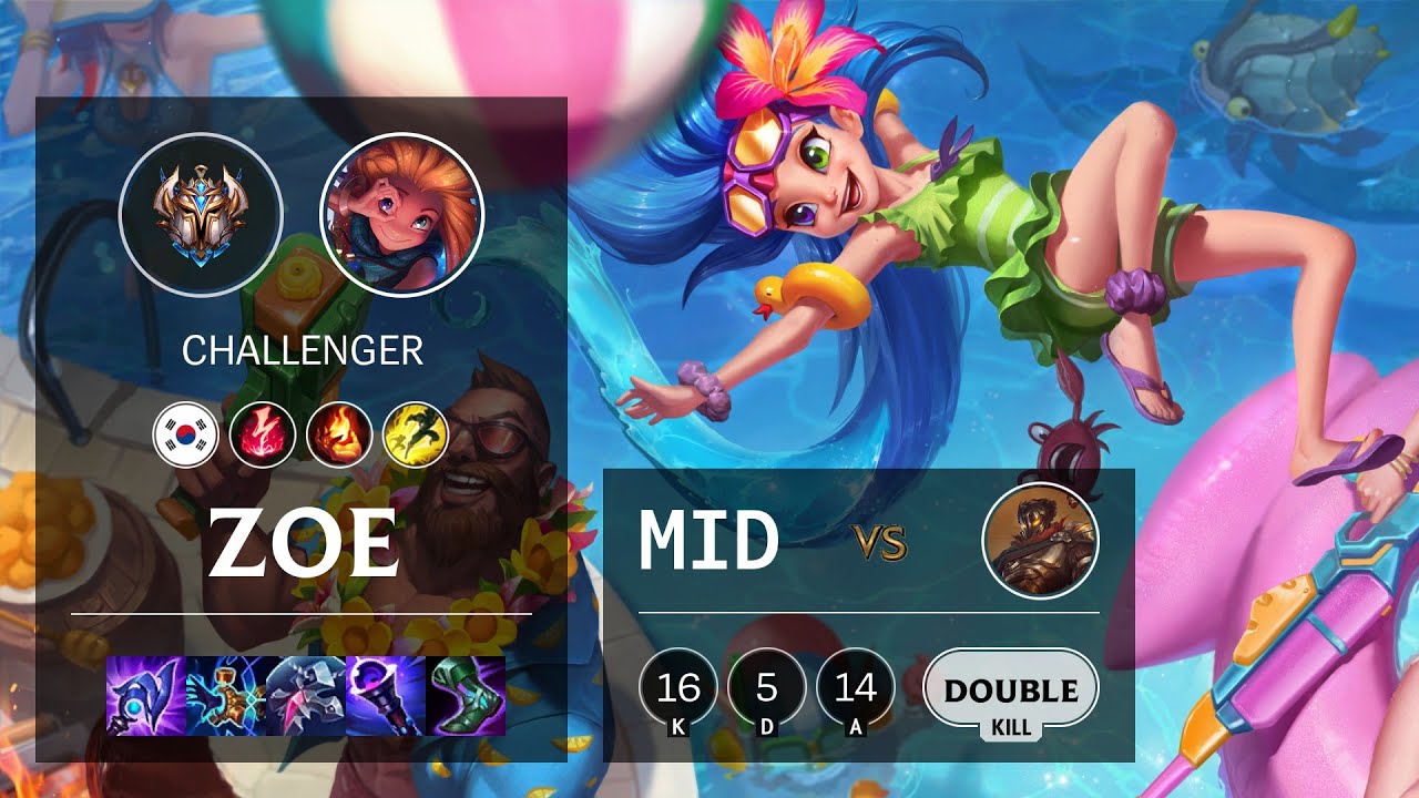 Zoe Mid vs Viktor - KR Challenger Patch 11.5
