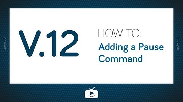 How To - Adding a Pause Command