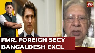Watch Shamsher M Chowdhury Former Foreign Secy, Bangladesh Talk About India-Canada Stalemate