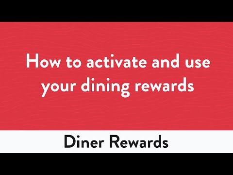 How to Activate and Use Your Dining Rewards