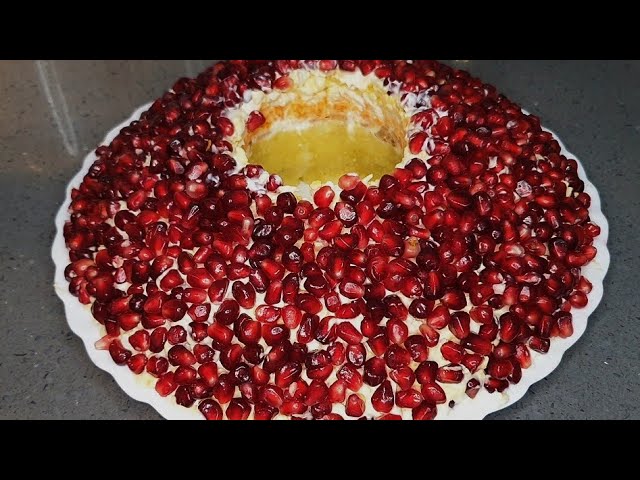 САЛАТ ГРАНАТОВЫЙ БРАСЛЕТ БЕЗ СВЕКЛЫ 🥰 #безумновкусно #салат