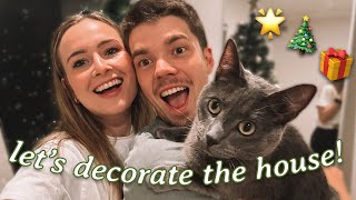 🌟 DECORATING THE HOUSE FOR CHRISTMAS 🎄- Putting The Tree Up, First Christmas With Our Cat & More