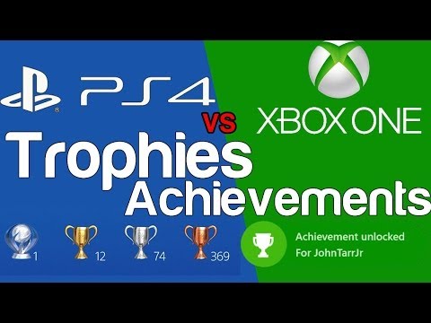 PS4 vs Xbox One - Trophies vs Achievements (Playstation 4 vs Xbox One Ultimate Breakdown)