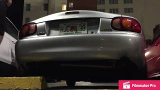 Muffler delete on 1999 Miata 1999 Mazda Miata Muffler Delete
