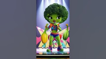 Thumbnail of Broccoli Spears Veggie Song Short 1 Adventures with GPAW #kidsmusic  #cartoon #familysingalong