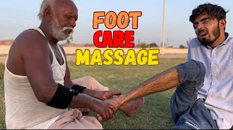 ASMR FOOT AND LEG MASSAGE NO TALKING | ASMR FOOT AND LEGS RELAXING MASSAGE 💆‍♂️ 🦶