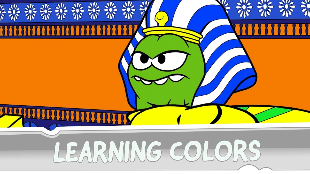 ⁣Learning Colors with Om Nom - Ancient Egypt