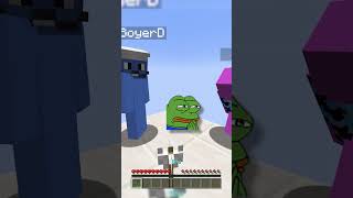 Minecraft Arrow Roulette Is Silly #shorts #minecraftshorts #minecraft