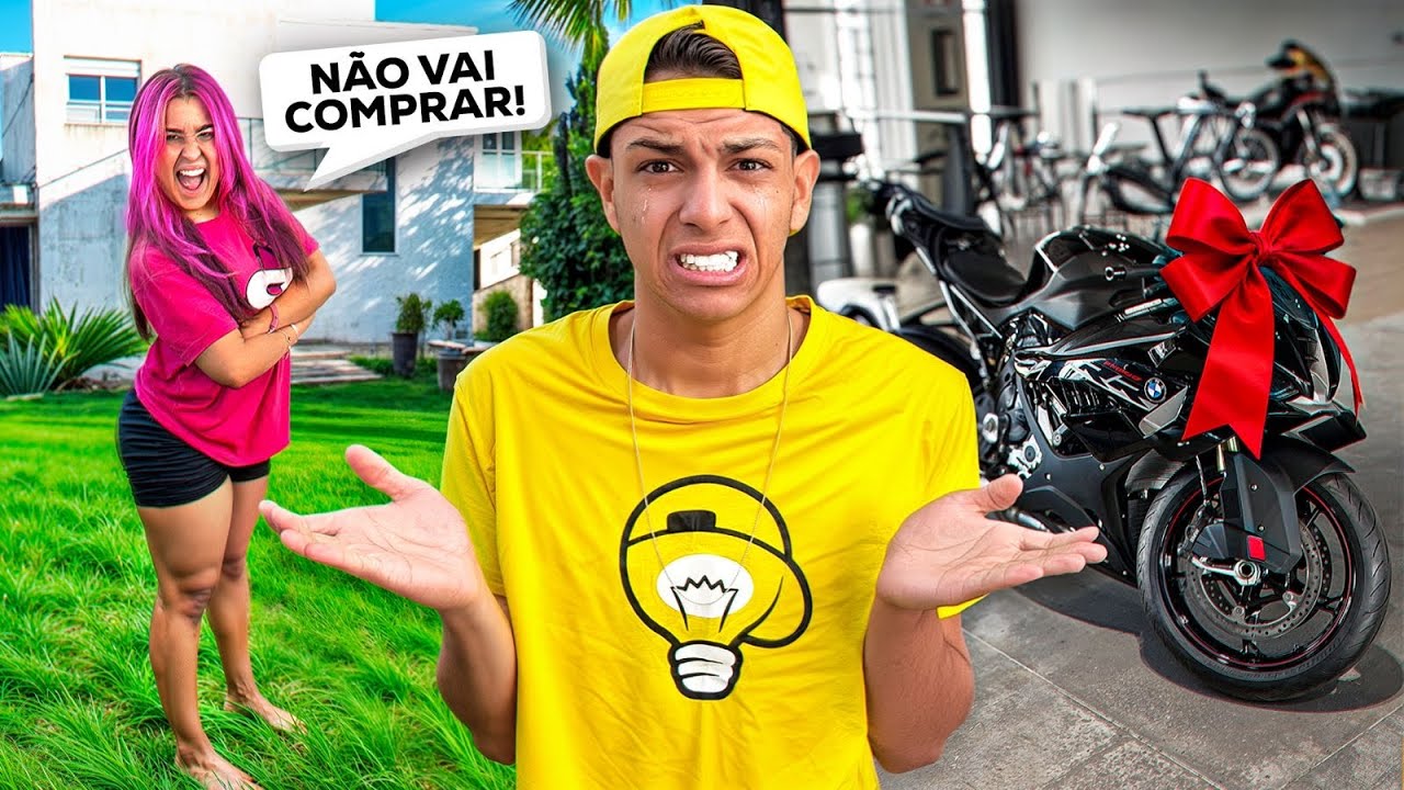 COMPREI UMA MOTO NOVA *A Emilly ficou brava ? 