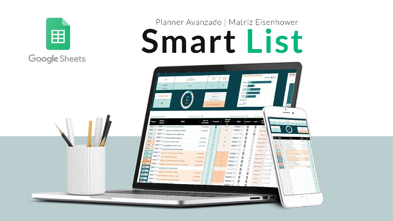 Smart List Tutorial | Planner Digital Avanzado para Productividad con ...