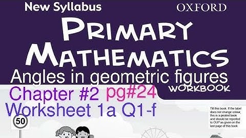 New Syllabus Primary Mathematics Workbook 6a| Chap#2 pg#24 Q1-f Worksheet 1A @GaganPratapMaths