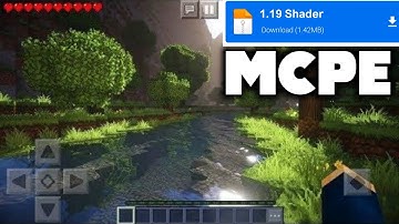 Best Realistic Shaders For MCPE 1.19+ Render Dragon Shaders ! Shaders For Mcpe 1.19 ! No lag