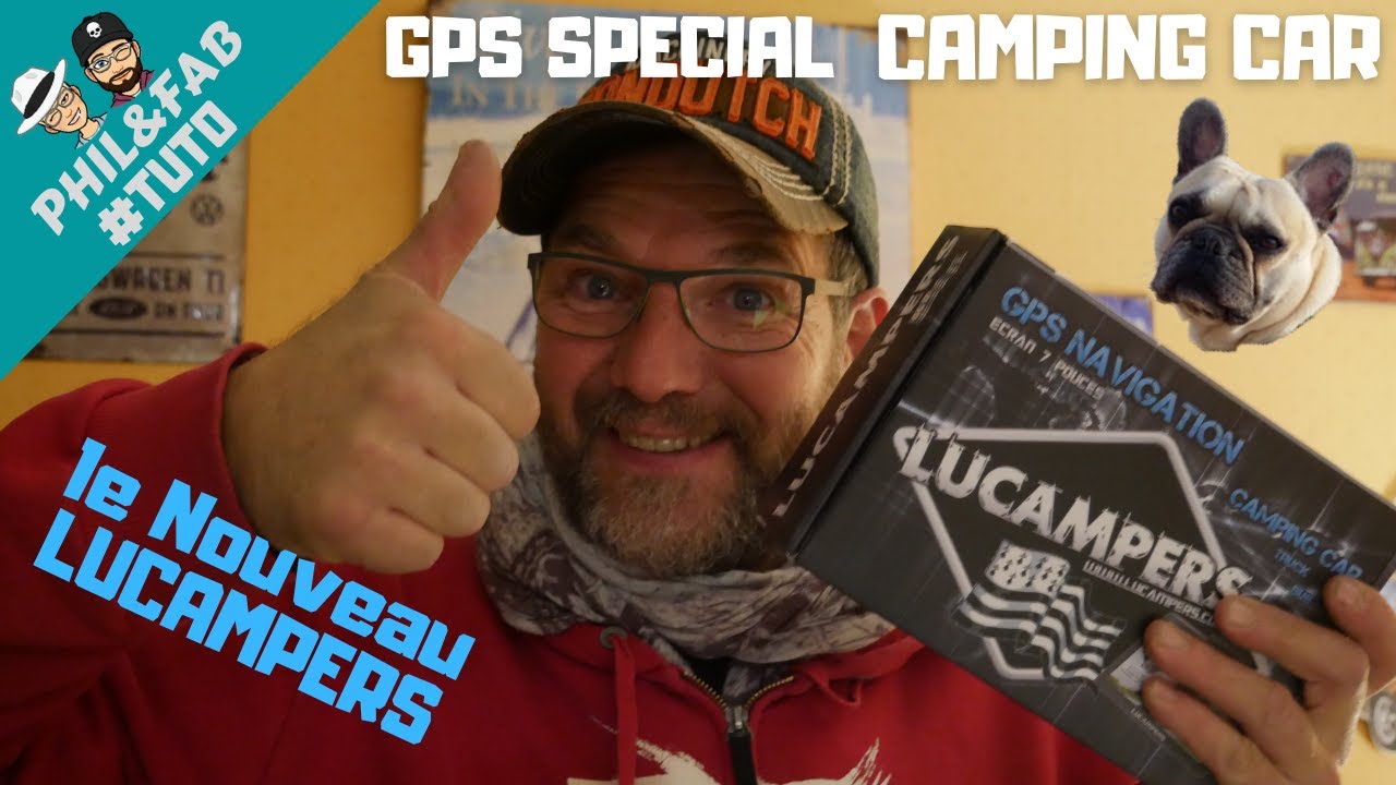 Gps camping car ou voiture LUCAMPERS - Équipement caravaning