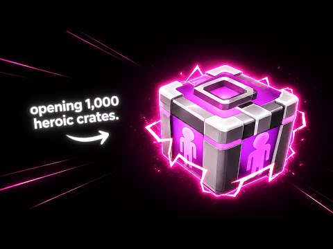 Opening 1,000 HEROIC Viltron crates in Elemental Dungeons!