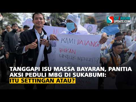 Tanggapi Isu Massa Bayaran, Panitia Aksi Peduli MBG di Sukabumi: Itu Settingan atau?