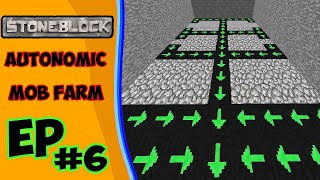 Ultimate Stone Block : EP 6 - Epic Automatic Mob Farm Build!