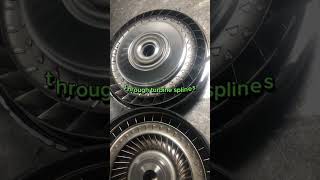#torqueconverter - Stator              - it redirect fluid from turbine splines to generate Torque