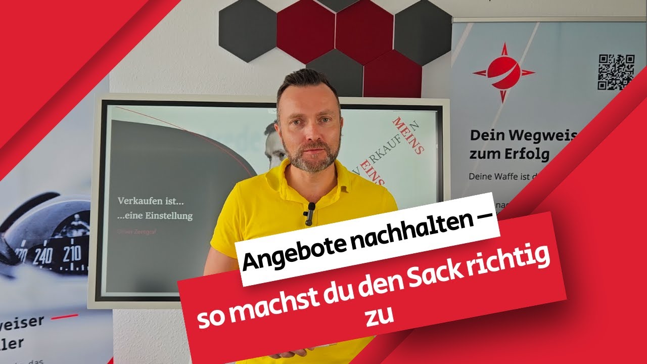 Angebote nachhalten – So machst du den Sack richtig zu! 💰