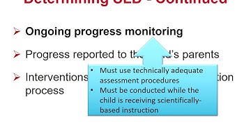 ODE: The Essential ETR Part 3 - Determining SLD Eligibility
