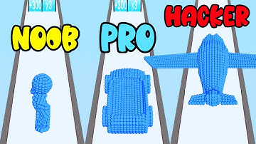 Pixel Battle - NOOB vs PRO vs HACKER | All Levels