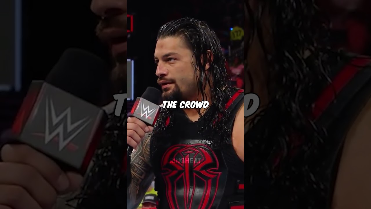 roman reigns booed by the crowd
