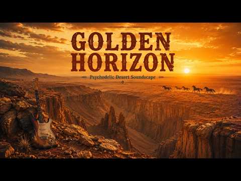 Cover Golden Horizon 🌵 Psychedelic Desert Rock & Trip-Hop | 1-Hour Mix