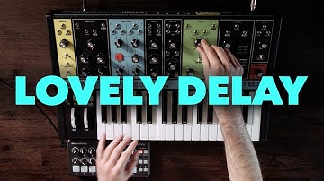 Valhalla Delay + Moog Grandmother demo