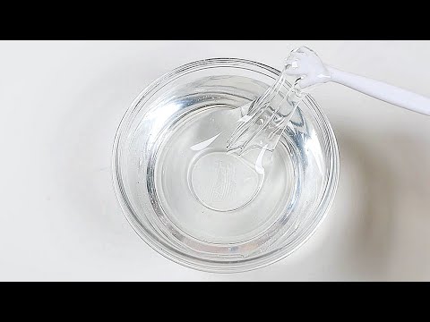 엘머스클리어글루로 클리어슬라임 만들기 Elmer's clear glue slime