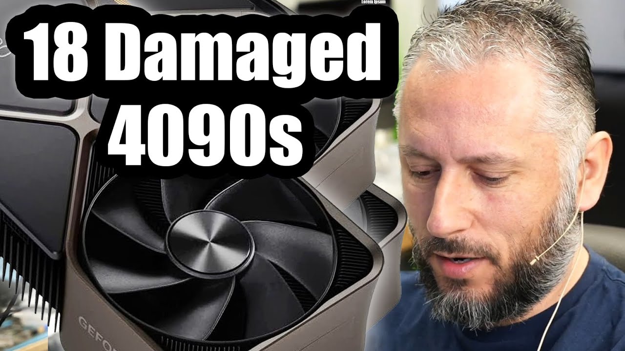 18 Damaged 4090 Graphics Cards Founders Edition Repair - YouTube