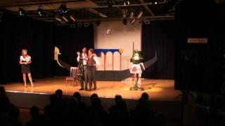 De Knecht van Twee Meesters Voetlicht