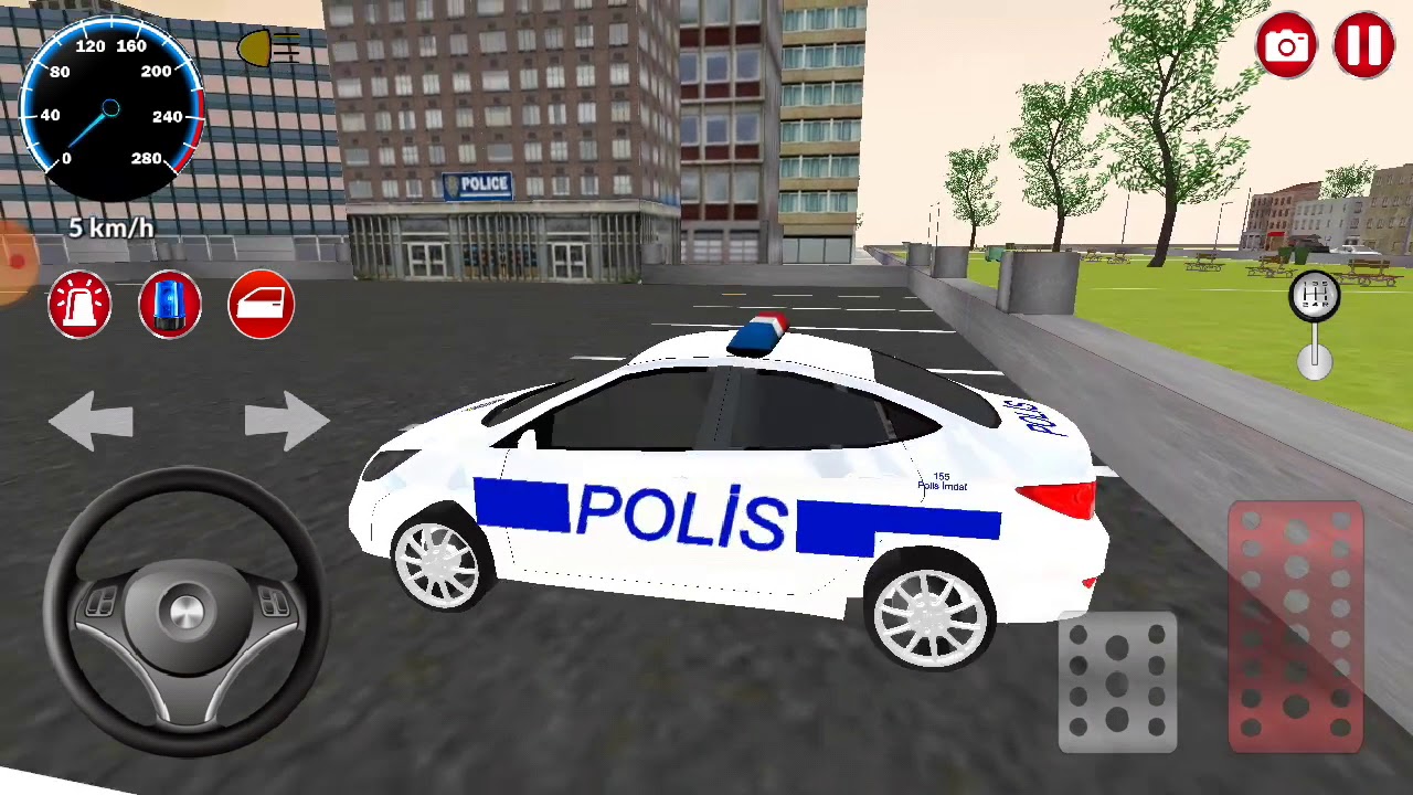 Araba oyunu polis - YouTube