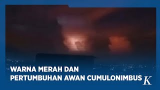 Fenomena Langit Merah di Puncak Gunung Welirang