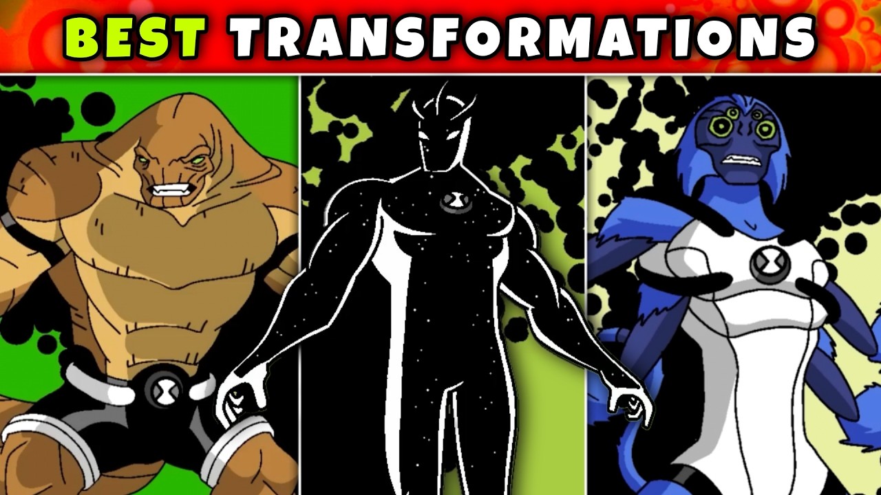 Ranking FAN-MADE Ben 10 Alien Force Transformations // Fan 10k