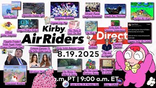 🌸 KIRBY AIR RIDERS DIRECT 8.19.2025 SUPER STREAM 🌸
Streamed at: https://www.twitch.tv/giganticpingu on 8.19.2025
Event: Kirby Air Riders Direct 8.19.2025
Intro music: City Trial Super Smash Bros. Ultimate 🌸 KIRBY AIR RIDERS DIRECT 8.19.2025 SUPER STREAM 🌸
