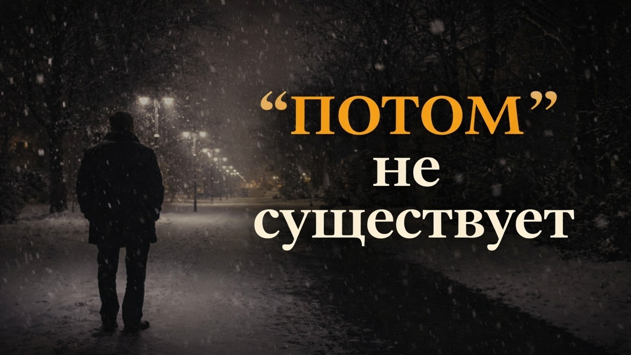 Почему «потом» всегда превращается в «слишком поздно» #мудрость #урокижизни #саморазвитие