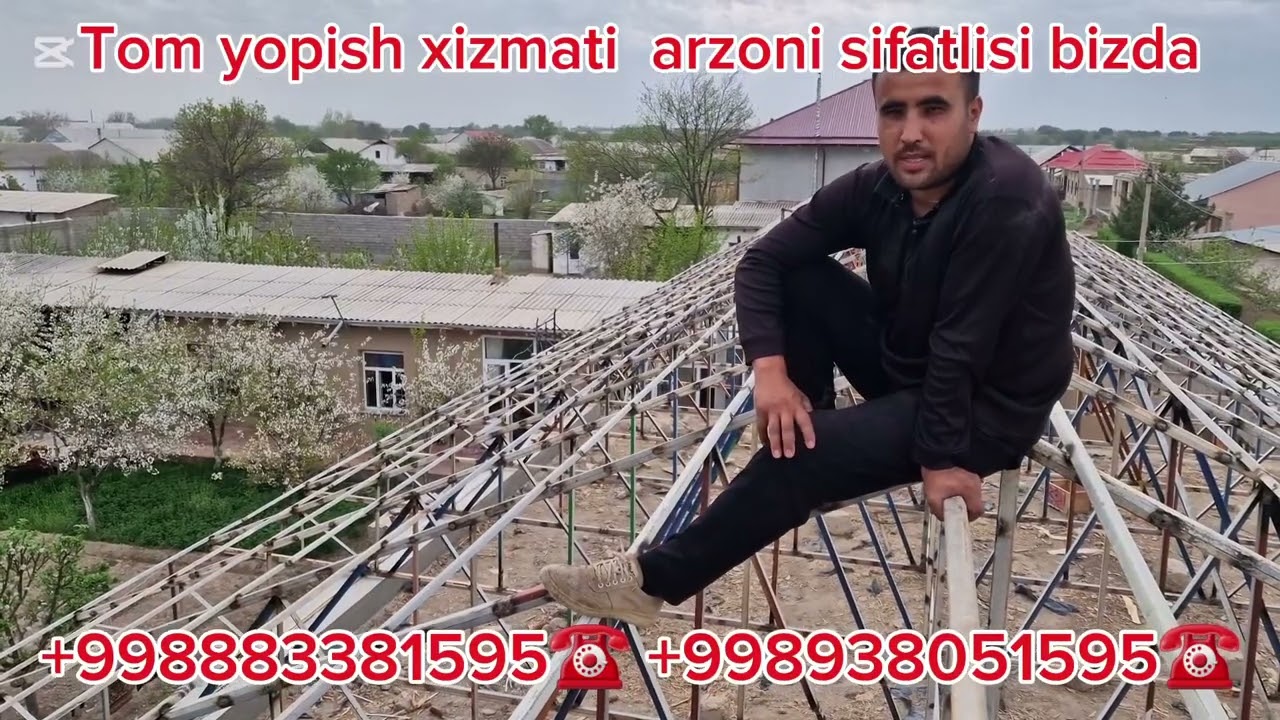 KONTIYNER PROFILIDAN KATTA KICHIK XAJIMDAGI #tom #naveslar #qurish #xizmatlari UZB BOYLAB