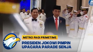 Presiden Jokowi Pimpin Upacara Parade Senja