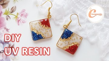 UV レジン | DIY UV Resin Craft & Accessories |No mold Make your own Bezel Frame | Step By Step Tutorial