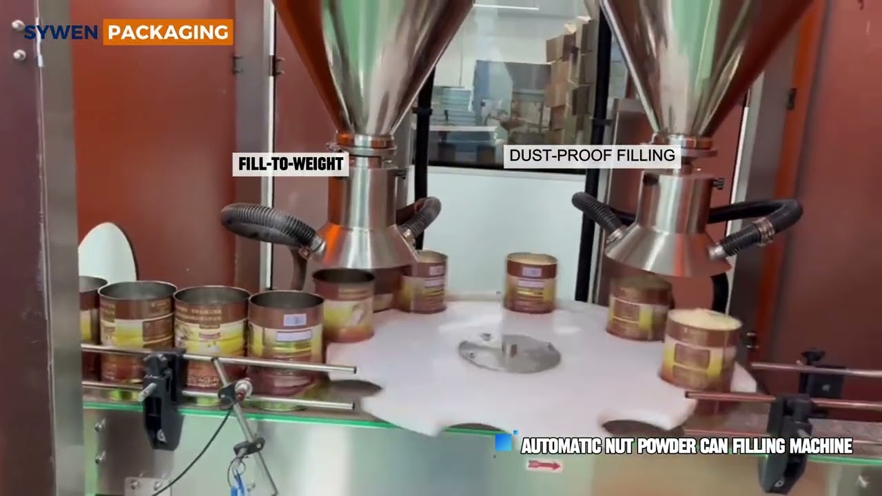 Automatic Nut Powder Can Filling Machine 