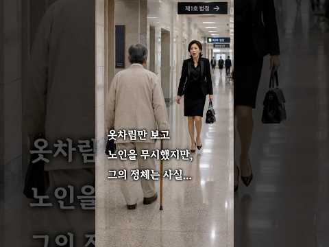 옷차림만 보고 노인을 무시했지만, 그의 정체는 사실… #숏드라마 #사이다 #숏킹 thumbnail