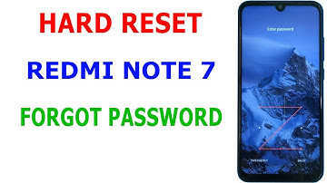 How to hard reset Xiaomi Redmi Note 7