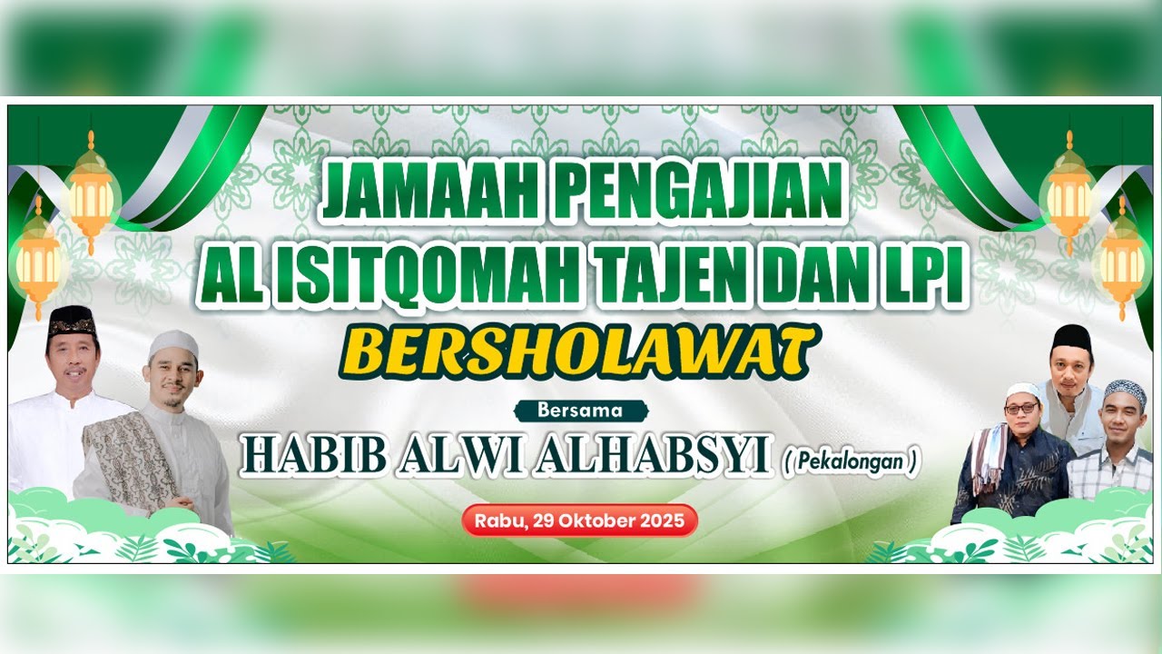 🔴(Live) AL ISTIQOMAH BERSHOLAWAT || HABIB ALWI AL HABSY || TAJEN PAMOTAN REMBANG