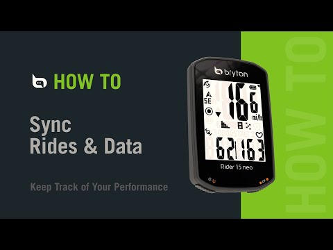 Bryton Rider 15 neo | Sync Rides & Data