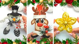 Christmas Craft 3 Ideas 🎅 Affordable Diy Christmas Tree Decorations 🎁  DIY Christmas Craft 2023