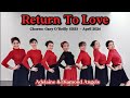 Return to love  line dance  choreogary oreilly ire  april 2024