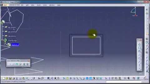 23  CATIA Beginner Tutorial  Offset Sketch
