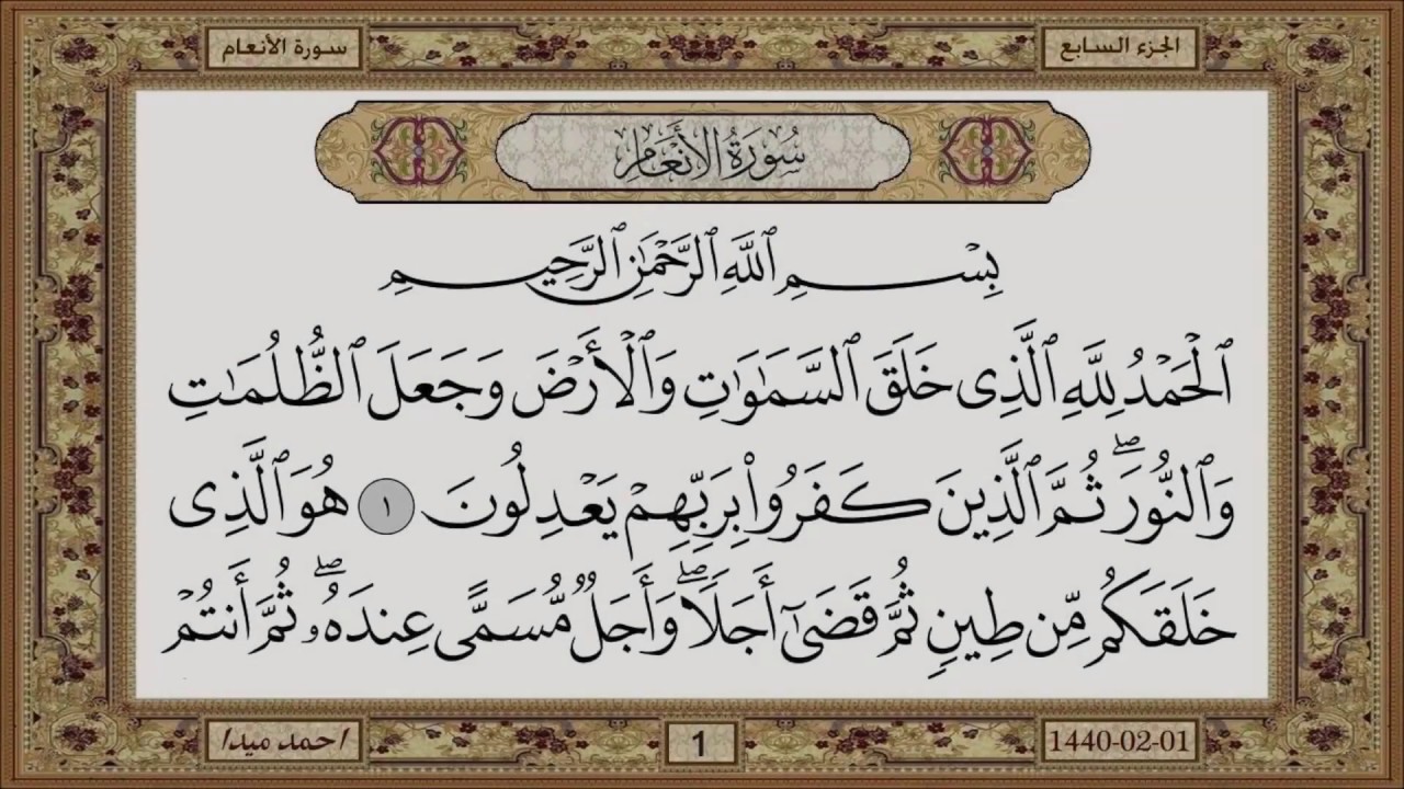 سورة الانعام  بصوت الشيخ حسن صالح 006